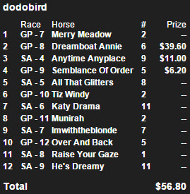 DerbyWars SAT Picks Albert Tiernan